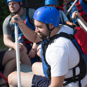 Evan Habeeb, graphic designer and front end developer, keeps us paddling together