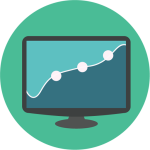 Computer with chart