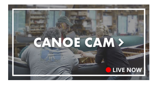 Live button for Northwoods Canoe Company online canoe cam.