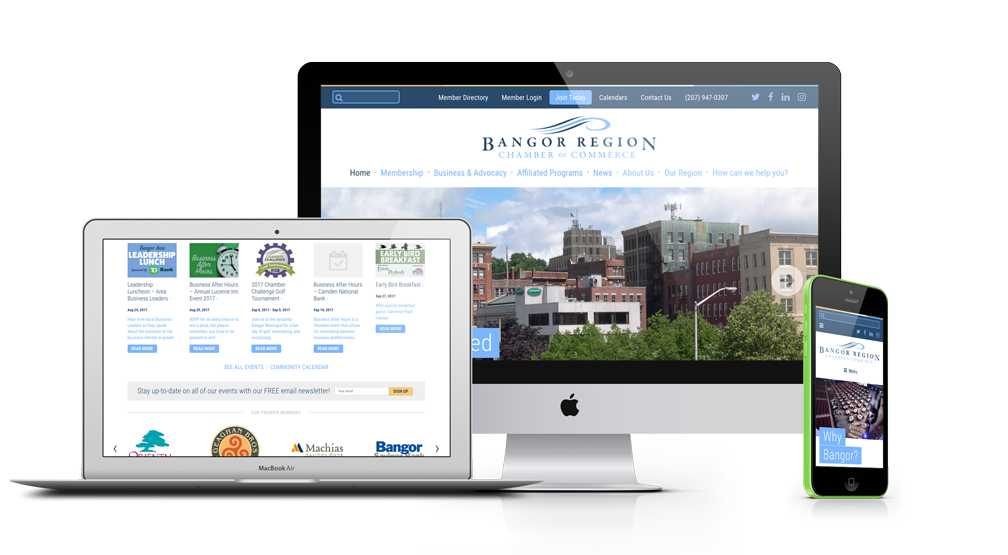 Bangor Region Chamber of Commerce on multiple devices