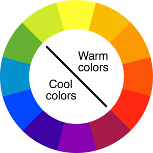 Warm and cool colors demonstration